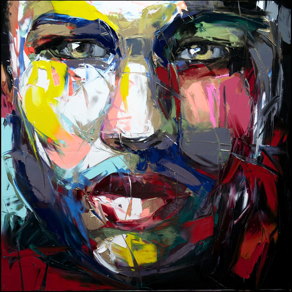 Francoise Nielly Portrait Palette Painting Expression Face135